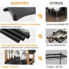 2-Tier Drying Dish Rack for Kitchen Counter, Kitchen Dishes Organizers Drain Board Metal Black