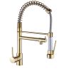 New Single Handle kitchen faucet with pull-down kitchen faucet Gold