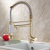 New Single Handle kitchen faucet with pull-down kitchen faucet Gold