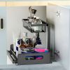 2 tier Under Sink Organizers Kitchen Bathroom Storage Cabinet Sliding Drawer US