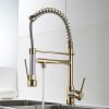 New Single Handle kitchen faucet with pull-down kitchen faucet Gold