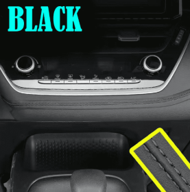 Interior Modification Special Car Door Car Gap Pocket (Option: 4 M-Black Leather Black Line)